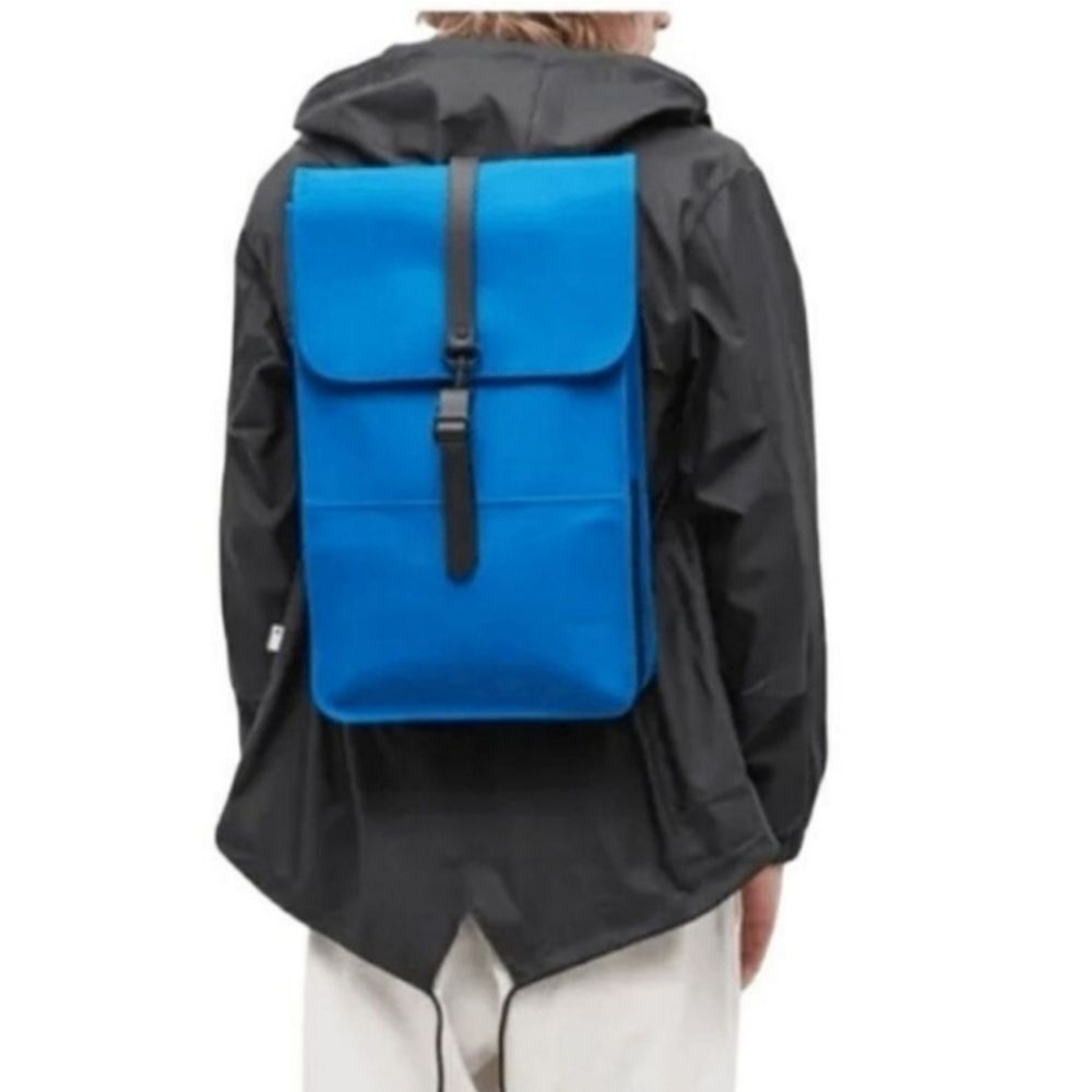 NWT Rains RuckSack Backpack in Waves Blue